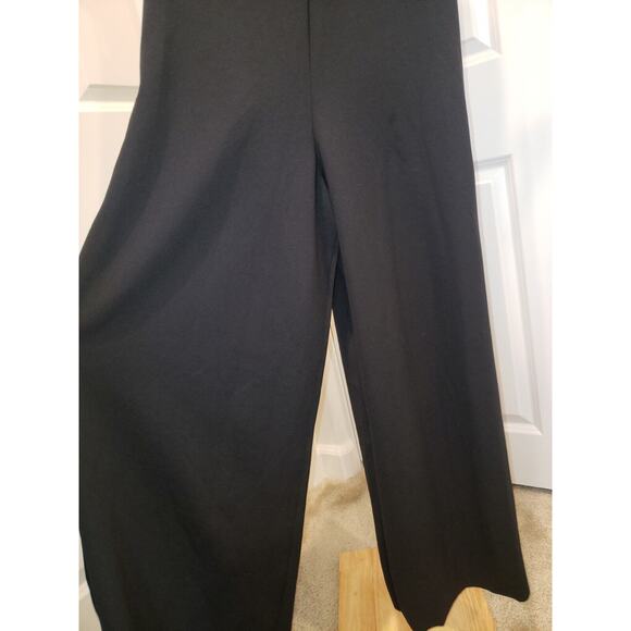 Zara Woman Basic Collection Sleeveless Straight Leg Side Pockets Jumpsuit Small - Picture 2 of 7